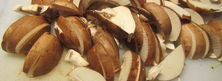 картофельная запеканка с брокколи и грибами. Шаг 4