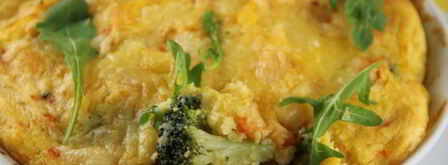 картофельная запеканка с брокколи и грибами. Шаг 11