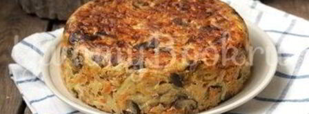 картофельно-грибная запеканка в мультиварке. Шаг 6