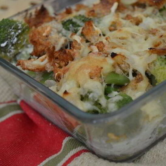 Рецепт куриной запеканки с брокколи