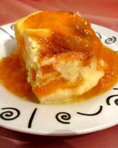 Манная запеканка с абрикосом