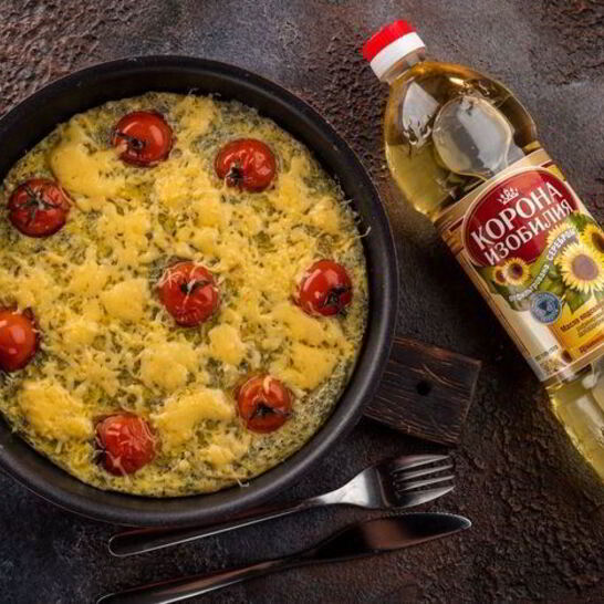 Рецепт сырной запеканки с помидорами черри