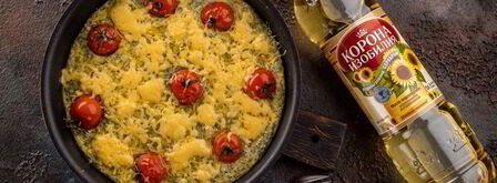 сырная запеканка с помидорами черри. Шаг 9