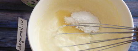 творожная запеканка с финиками. Шаг 3