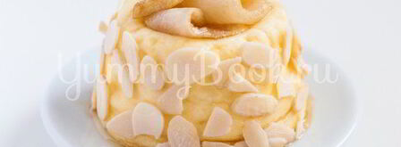 творожная запеканка с грушами без сахара. Шаг 7