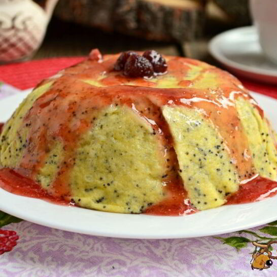 Рецепт творожной запеканки с маком и яблоками без выпечки