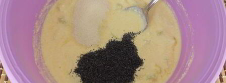 творожная запеканка с маком и яблоками без выпечки. Шаг 5