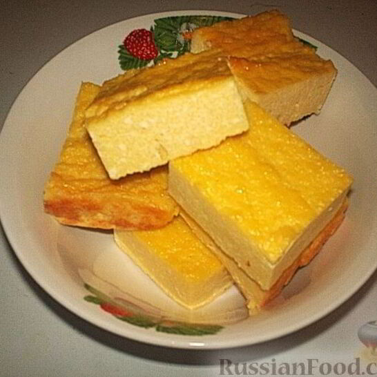 Рецепт творожной запеканки