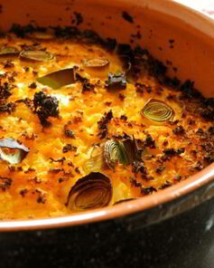 Тыквенная запеканка с сыром