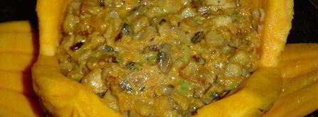 тыквенная запеканка цветок лотоса. Шаг 4