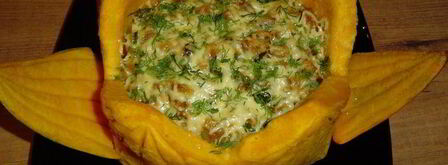 тыквенная запеканка цветок лотоса. Шаг 6