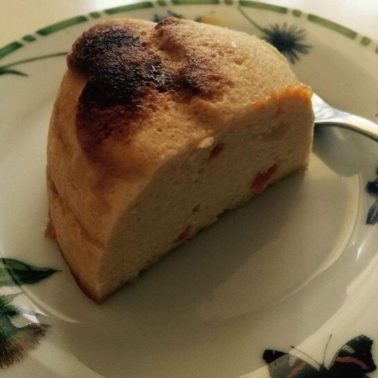 Рецепт ванильной запеканки с персиком