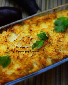 Запеканка из баклажанов с фаршем