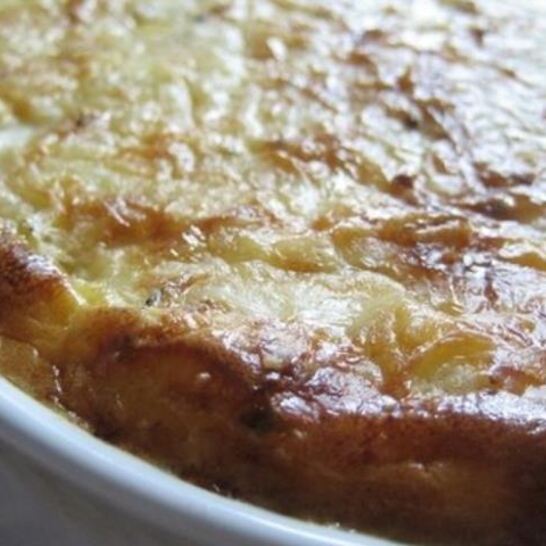 Рецепт запеканки из картофеля с мясным фаршем и луком-пореем