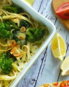 Запеканка из лапши с овощами