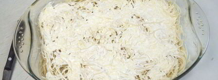 запеканка из макарон с фаршем. Шаг 8