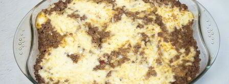 запеканка из макарон с фаршем. Шаг 11