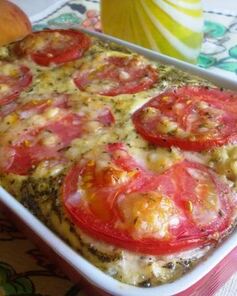 Запеканка из цуккини с тефтелями