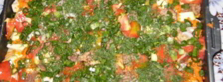 запеканка овощная с тушенкой. Шаг 3