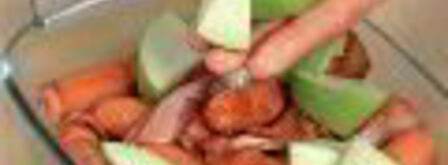 запеканка с сосисками и яблоками. Шаг 6