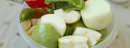 аджика из зеленых помидоров. Шаг 5