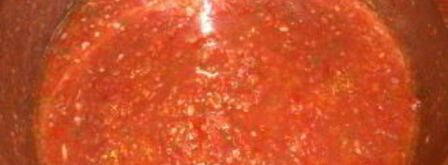 аджика с хреном и помидорами. Шаг 4