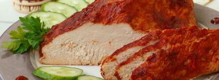 филе индейки запеченное в томатно-соевом соусе с аджикой. Шаг 6