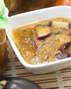 Баклажаны порезанные ломтиками