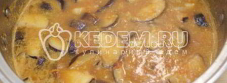 баклажаны порезанные ломтиками. Шаг 5