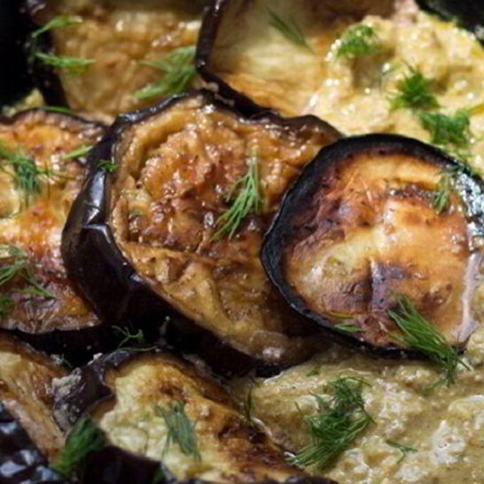 Рецепт баклажанов в соусе на зиму