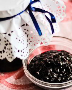 Чернично-малиновый джем