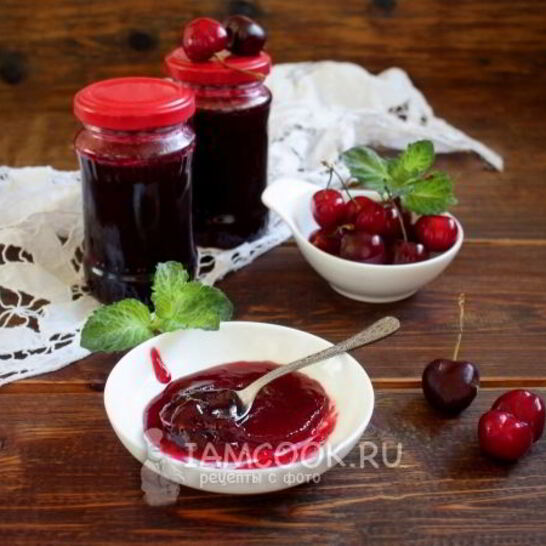 Рецепт джема из черешни без косточек