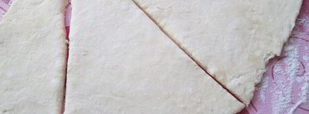 елочка с джемом из творожно-слоеного теста. Шаг 4