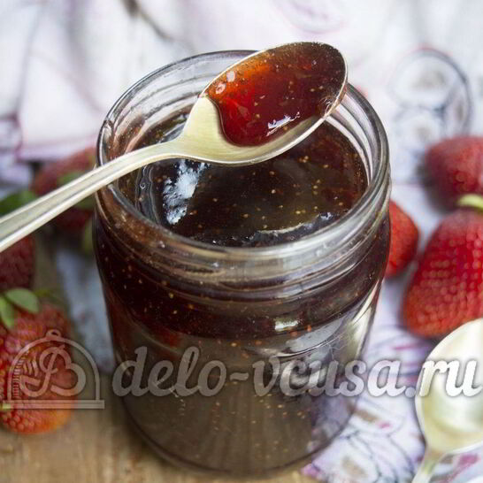 Рецепт клубничного джема с апельсином