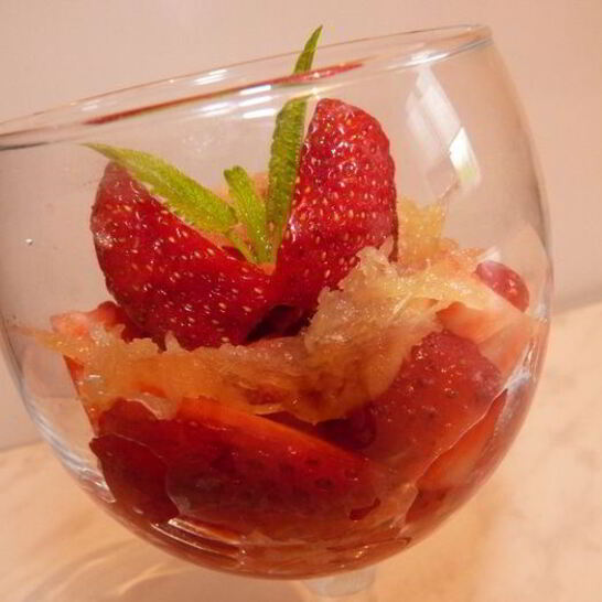 Рецепт клубники с имбирным джемом