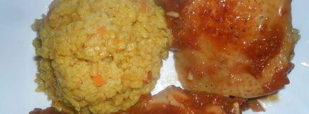 курица в соусе с абрикосовым джемом. Шаг 5