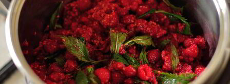 малиновый джем с мятой. Шаг 3