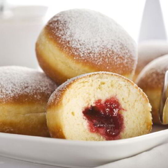 Рецепт пончиков с джемом