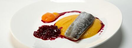 сельдь конфи с пармантье и свекольным джемом. Шаг 11