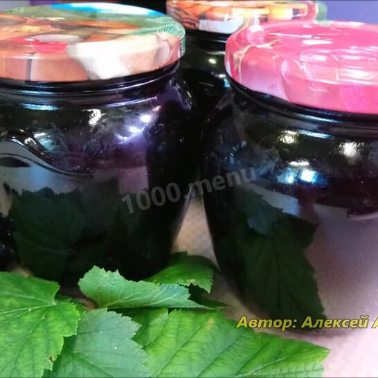 Рецепт смородинового джема из черной смородины на зиму