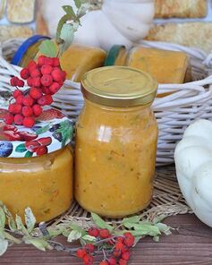 Икра из патиссонов с корнем петрушки и сельдерея на зиму