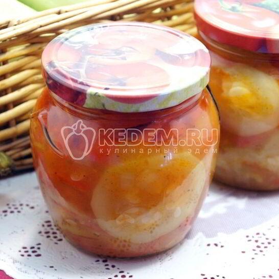 Рецепт кабачков кружочками на зиму