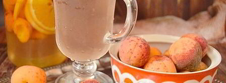 компот из абрикосов с лимоном и апельсином на зиму. Шаг 16