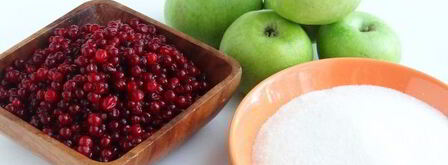 компот из брусники с яблоками на зиму. Шаг 4