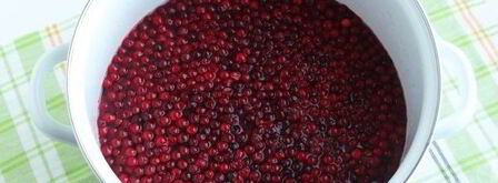 компот из брусники с яблоками на зиму. Шаг 10