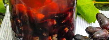 компот из черного винограда на зиму. Шаг 20