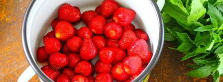 компот из клубники с мятой на зиму. Шаг 6