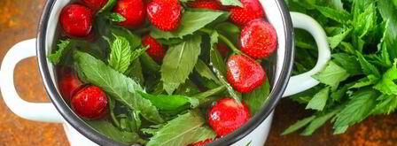 компот из клубники с мятой на зиму. Шаг 9