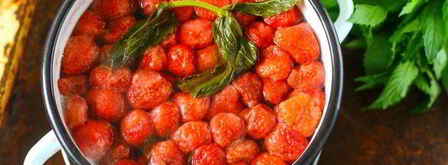 компот из клубники с мятой на зиму. Шаг 10