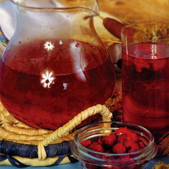 Рецепт компота из малины